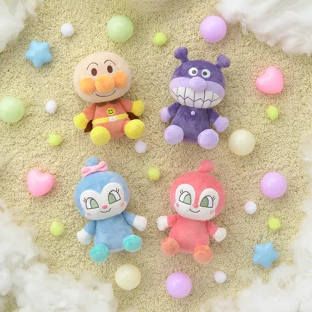 ふんわりカラーぬいぐるみ ばいきんまん