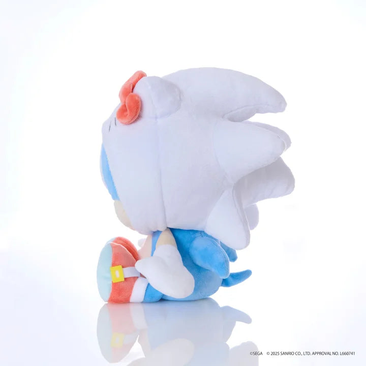 【2025年11月上旬発売】SONIC & FRIENDS Sanrio characters ぬいぐるみM ソニック × ハローキティ