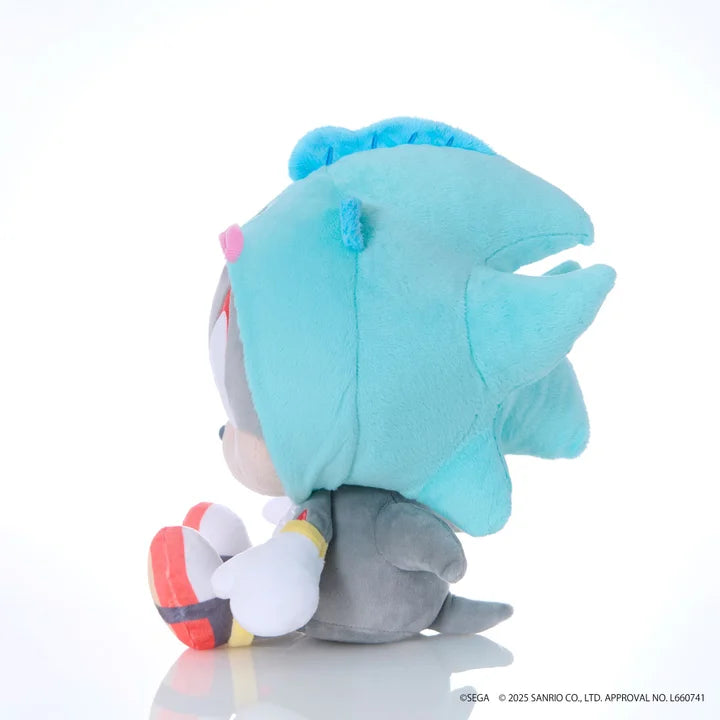 【2025年12月中旬発売】SONIC & FRIENDS Sanrio characters ぬいぐるみM シャドウ × ハンギョドン