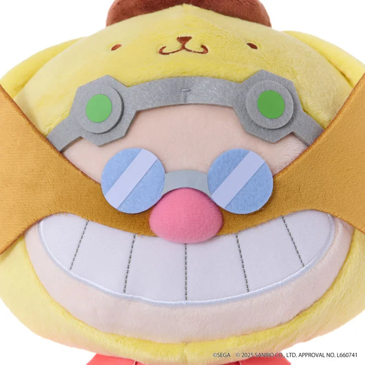 【2025年11月上旬発売】SONIC & FRIENDS Sanrio characters ぬいぐるみM Dr.エッグマン × ポムポムプリン