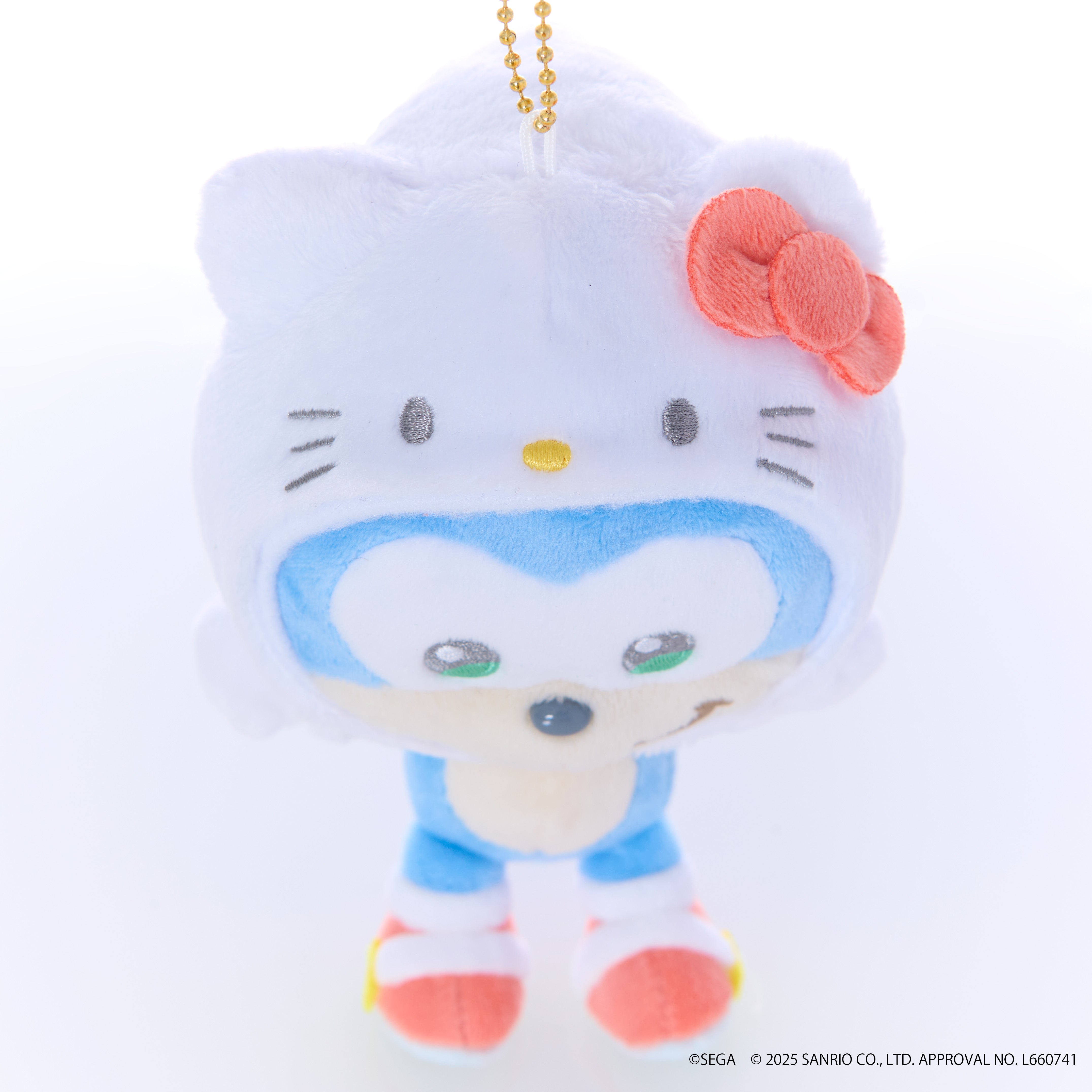【2025年11月上旬発売】SONIC & FRIENDS Sanrio characters マスコット ソニック × ハローキティ