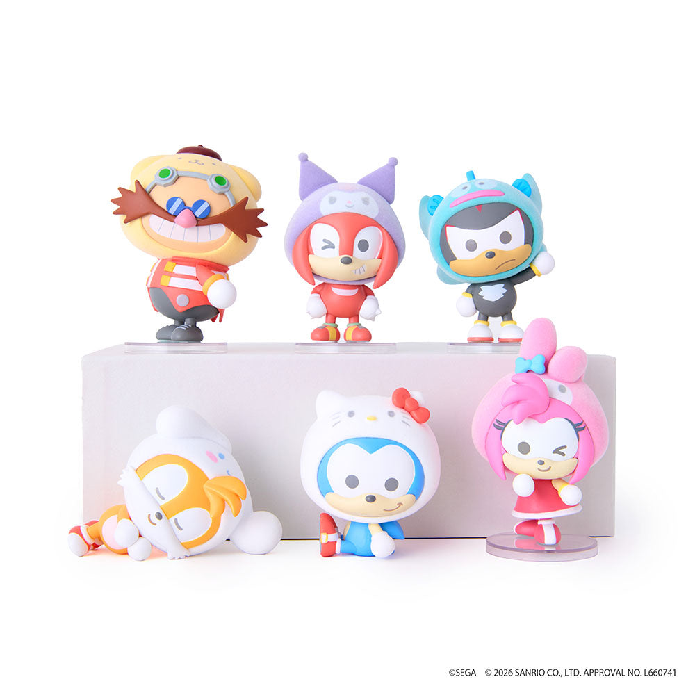 【7月23日発売予定】SONIC&FRIENDS×Sanrio characters ふわふわフィギュア Relax