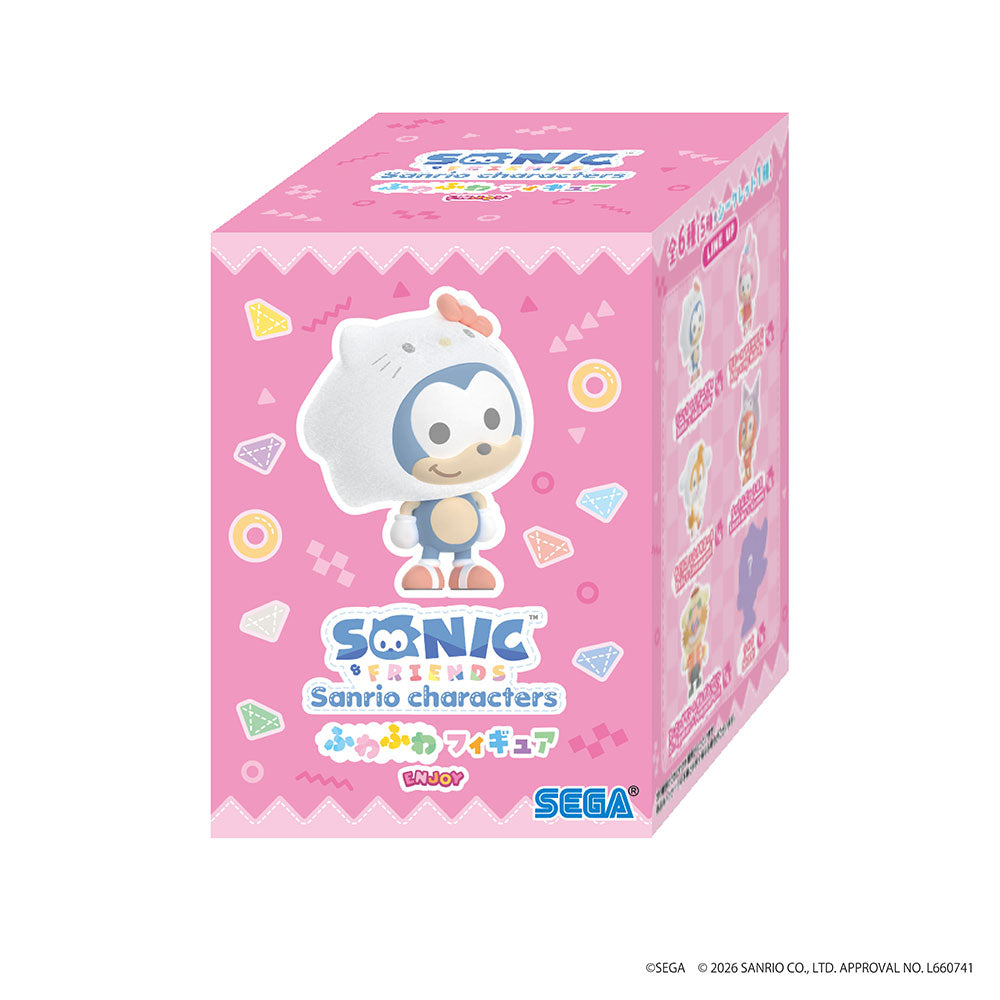 【7月23日発売予定】SONIC&FRIENDS×Sanrio characters ふわふわフィギュア Enjoy(BOX購入)