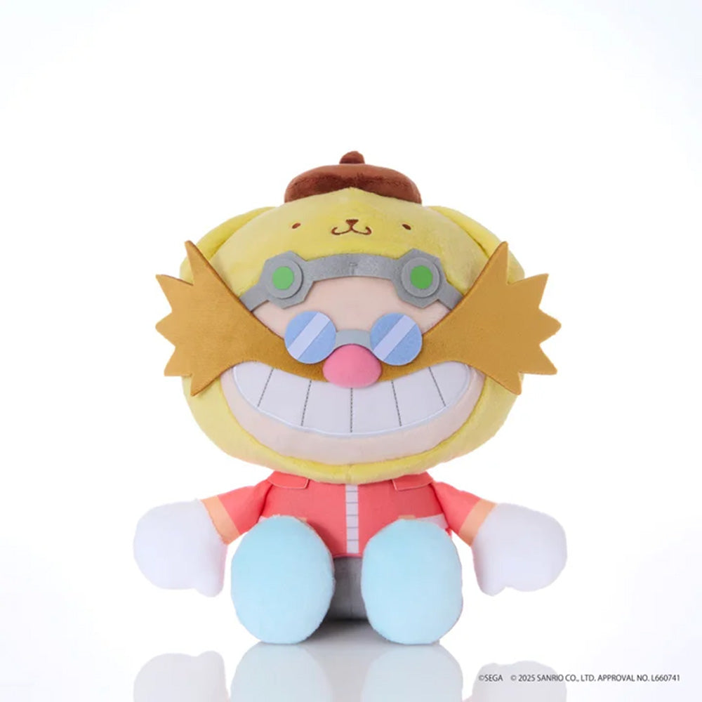 【2025年11月上旬発売】SONIC & FRIENDS Sanrio characters ぬいぐるみM Dr.エッグマン × ポムポムプリン