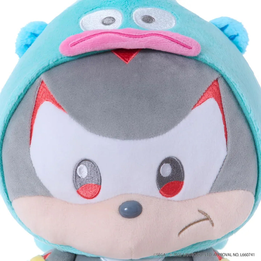 【2025年12月中旬発売】SONIC & FRIENDS Sanrio characters ぬいぐるみM シャドウ × ハンギョドン