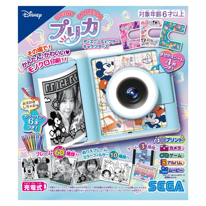 PRINT CAMERA プリカ ディズニー&ピクサーキャラクターズ
