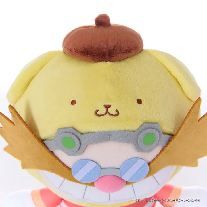 【2025年11月上旬発売】SONIC ＆ FRIENDS Sanrio characters ぬいぐるみM Dr.エッグマン × ポムポムプリン