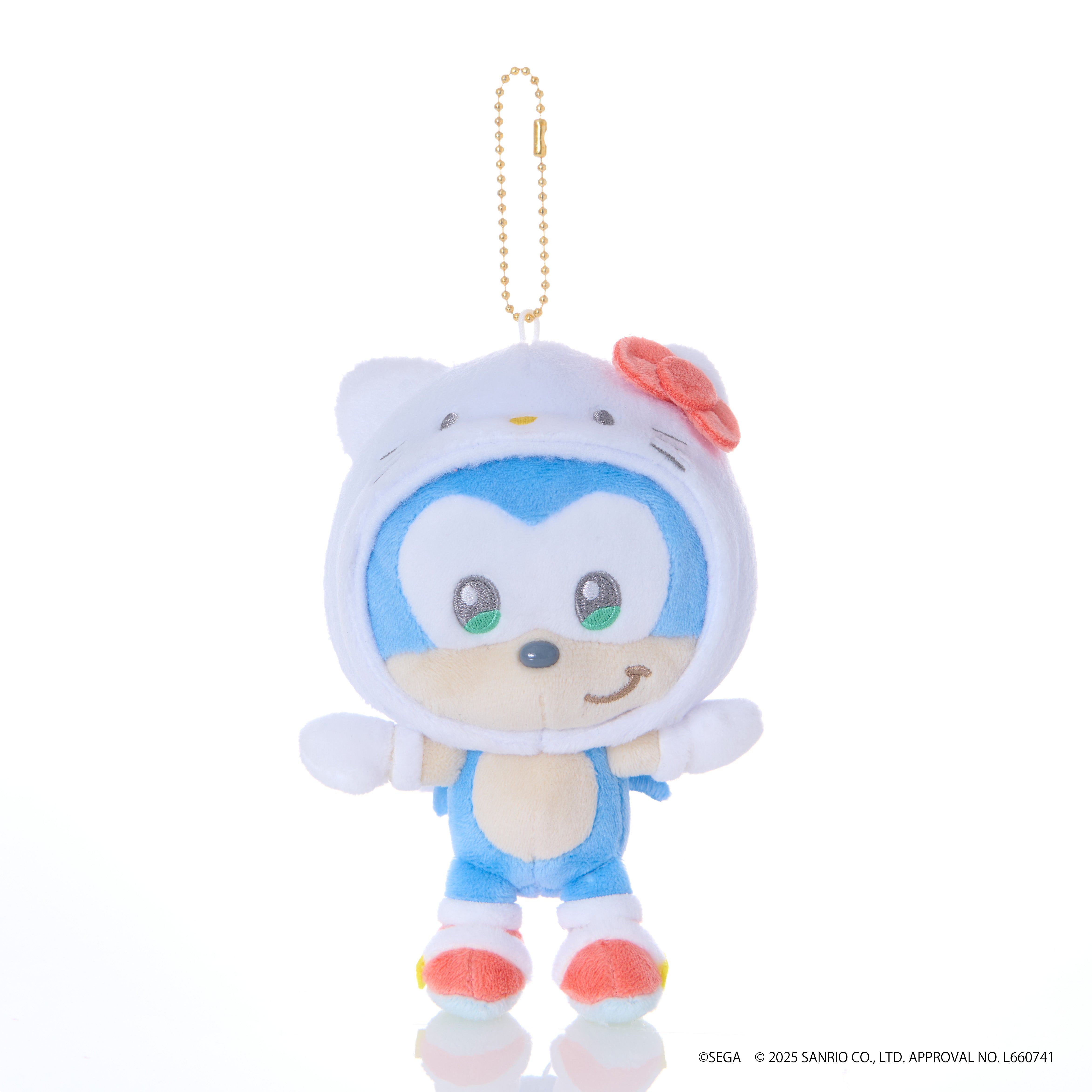 【2025年11月上旬発売】SONIC ＆ FRIENDS Sanrio characters マスコット ソニック × ハローキティ