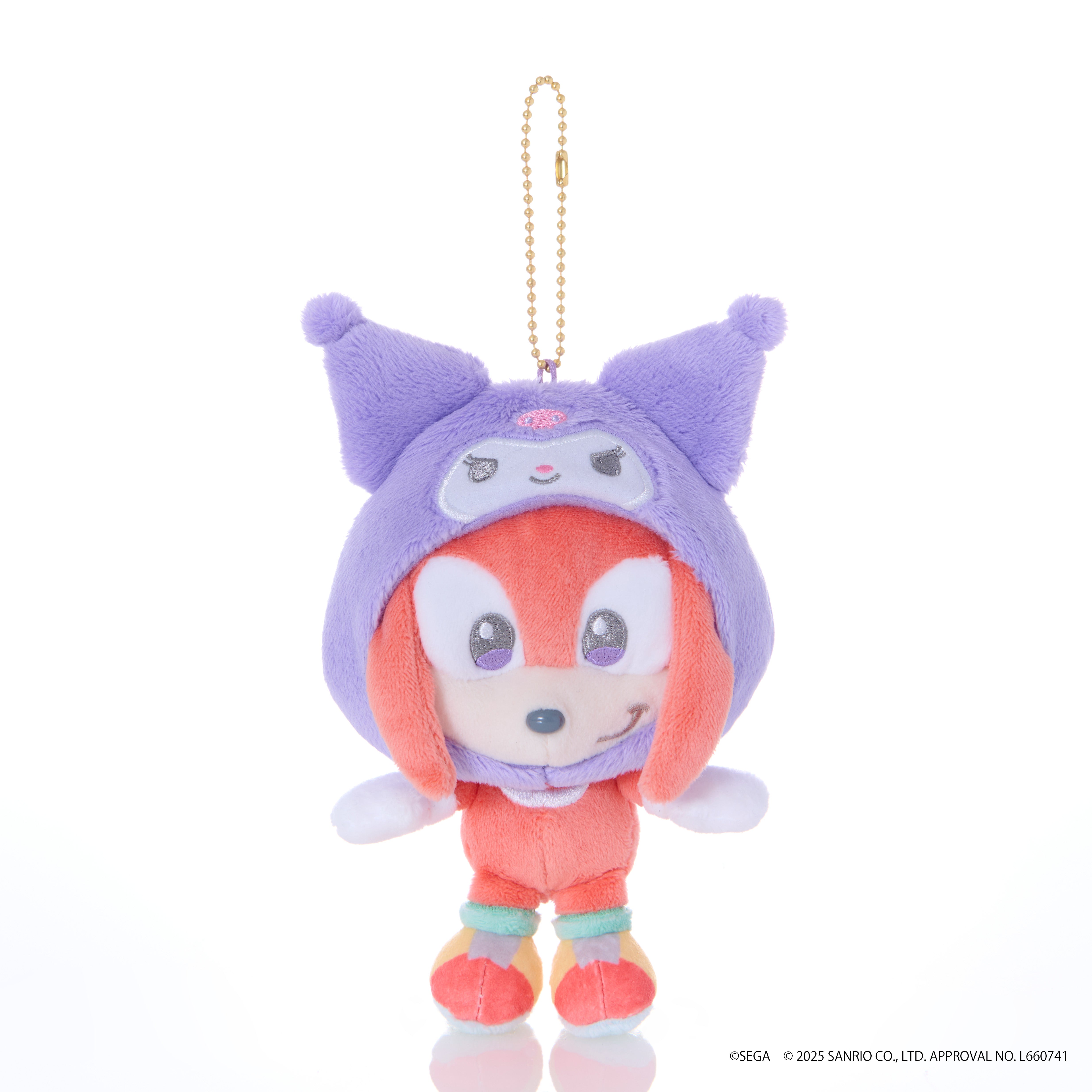 【2025年11月上旬発売】SONIC ＆ FRIENDS Sanrio characters マスコット ナックルズ × クロミ