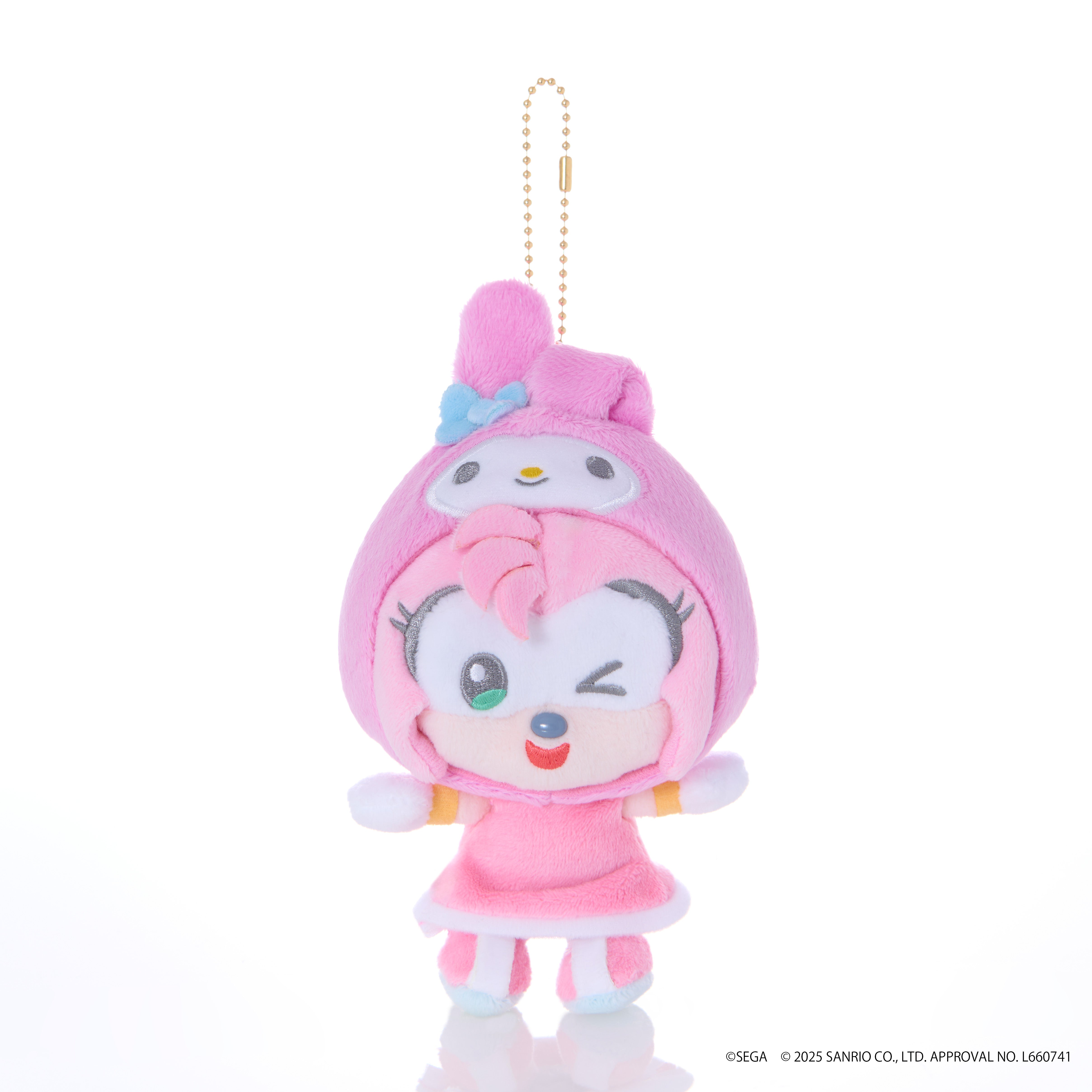 【2025年11月上旬発売】SONIC ＆ FRIENDS Sanrio characters マスコット エミー × マイメロディ