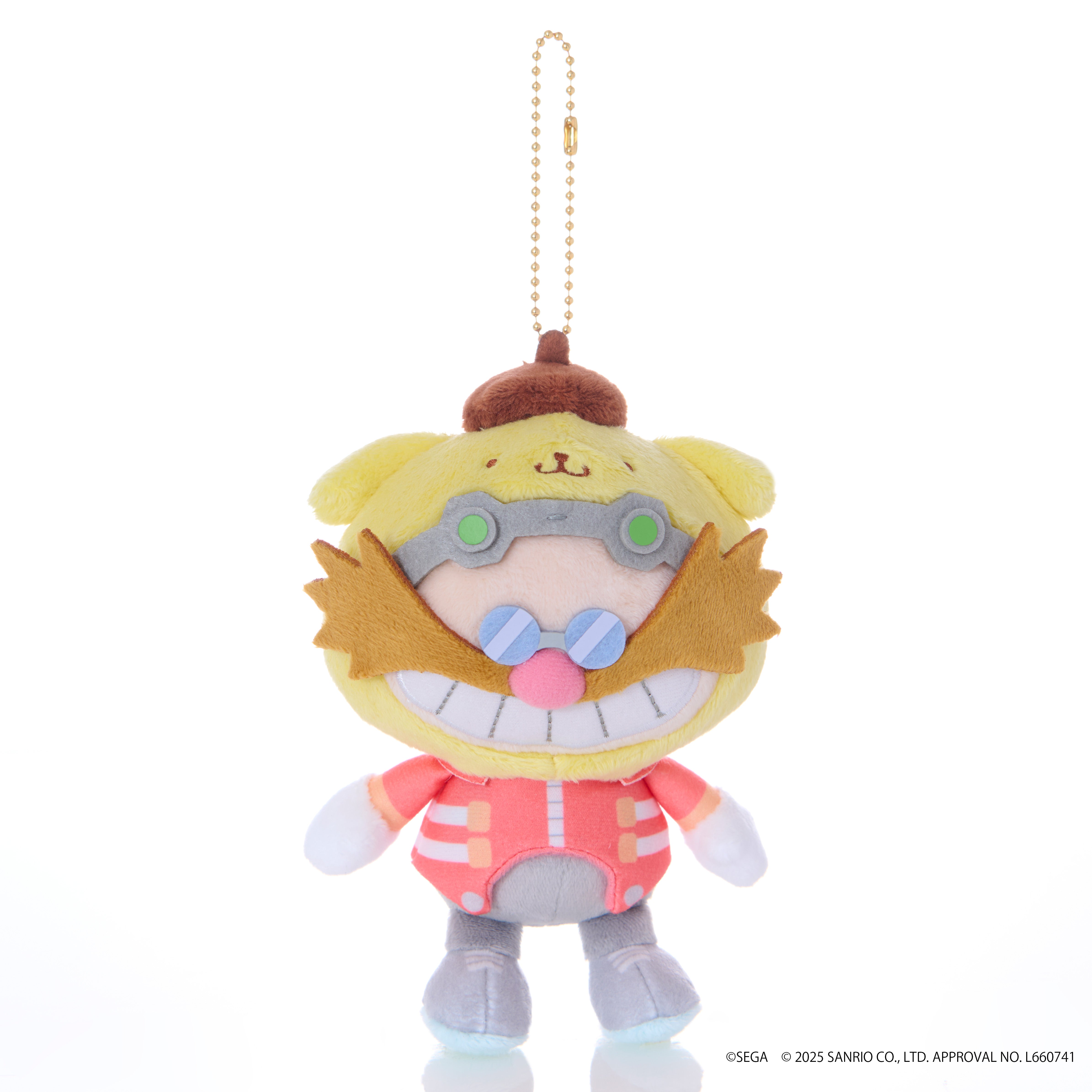 【2025年11月上旬発売】SONIC ＆ FRIENDS Sanrio characters マスコット Dr.エッグマン × ポムポムプリン
