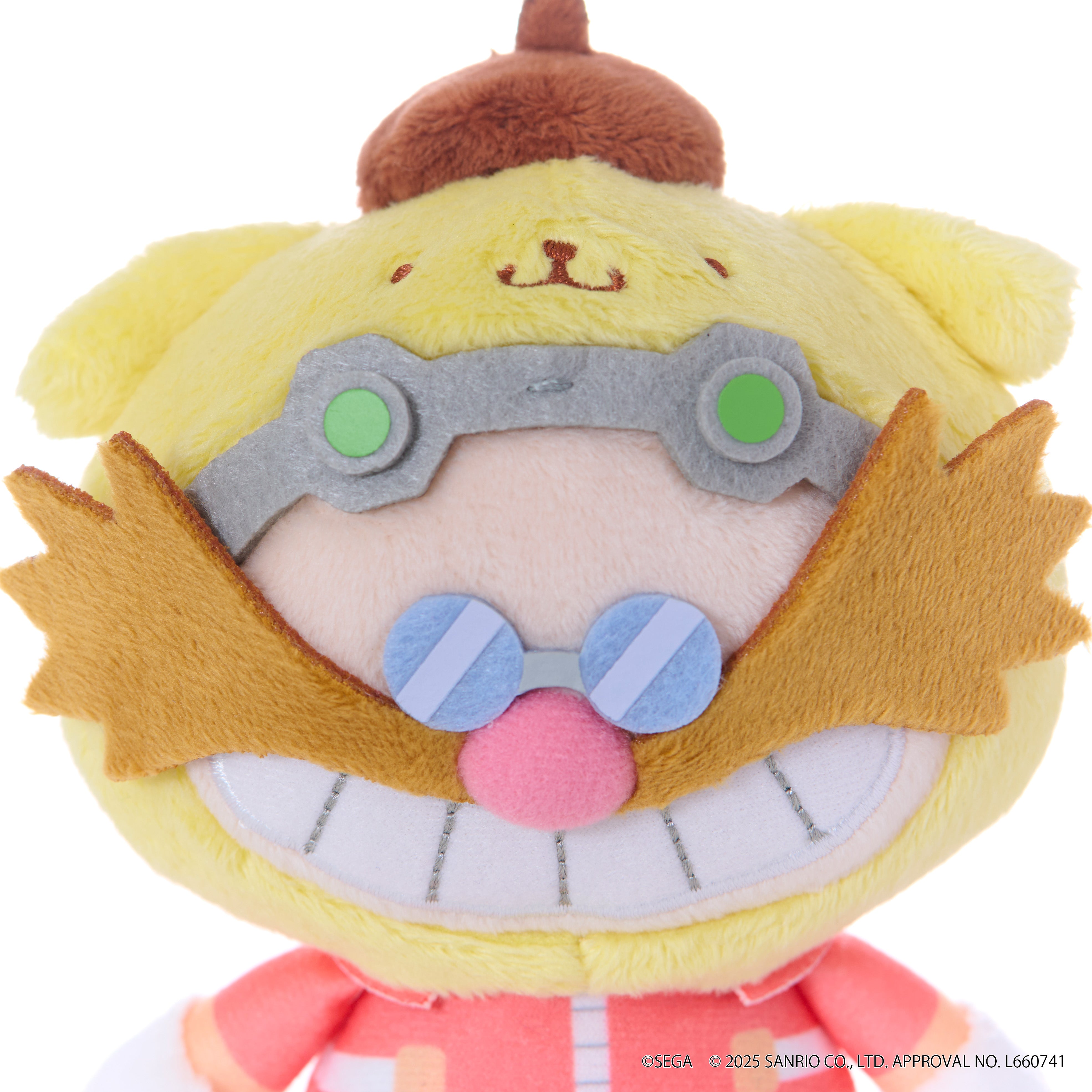 【2025年11月上旬発売】SONIC ＆ FRIENDS Sanrio characters マスコット Dr.エッグマン × ポムポムプリン