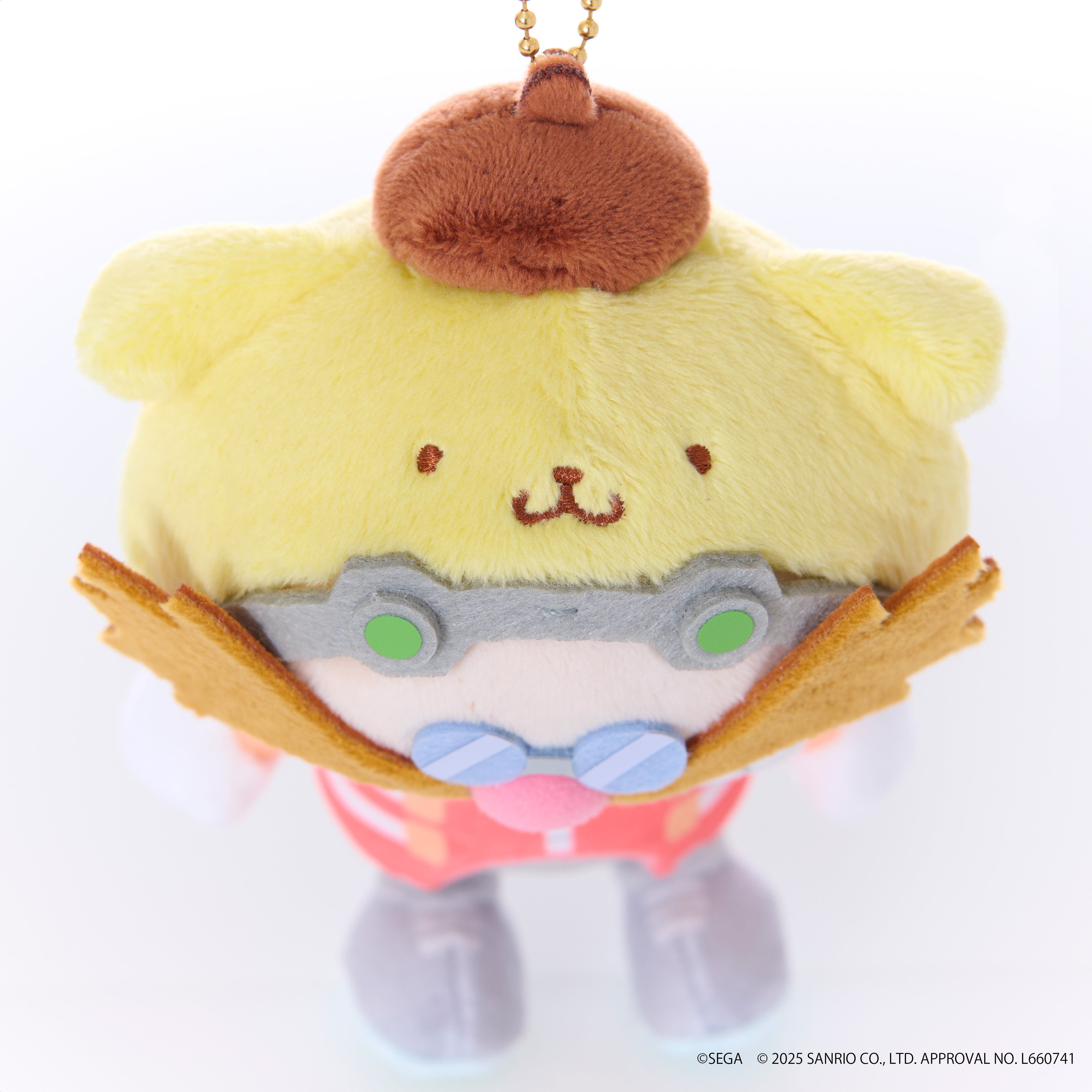 【2025年11月上旬発売】SONIC ＆ FRIENDS Sanrio characters マスコット Dr.エッグマン × ポムポムプリン