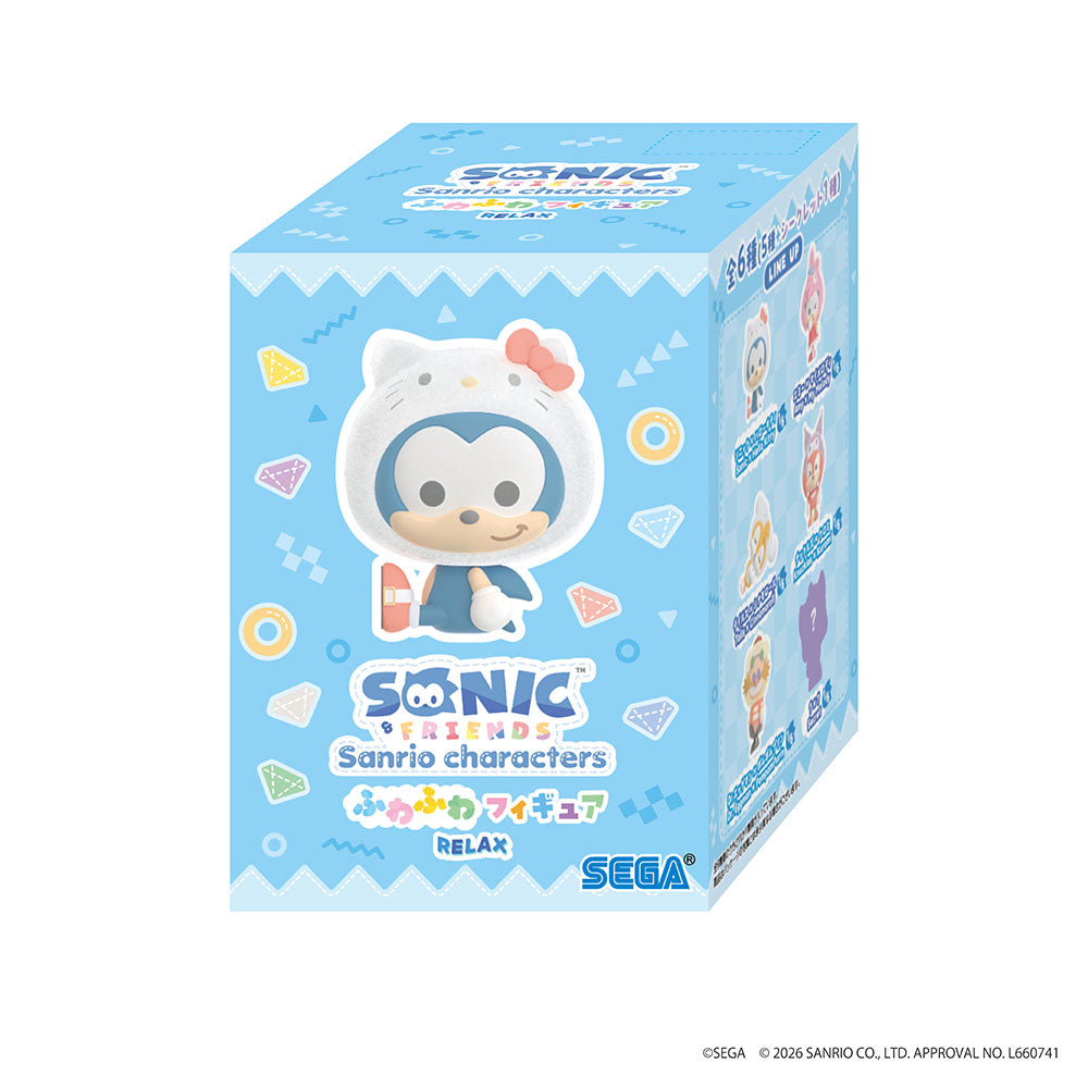 【7月23日発売予定】SONIC＆FRIENDS×Sanrio characters ふわふわフィギュア Relax