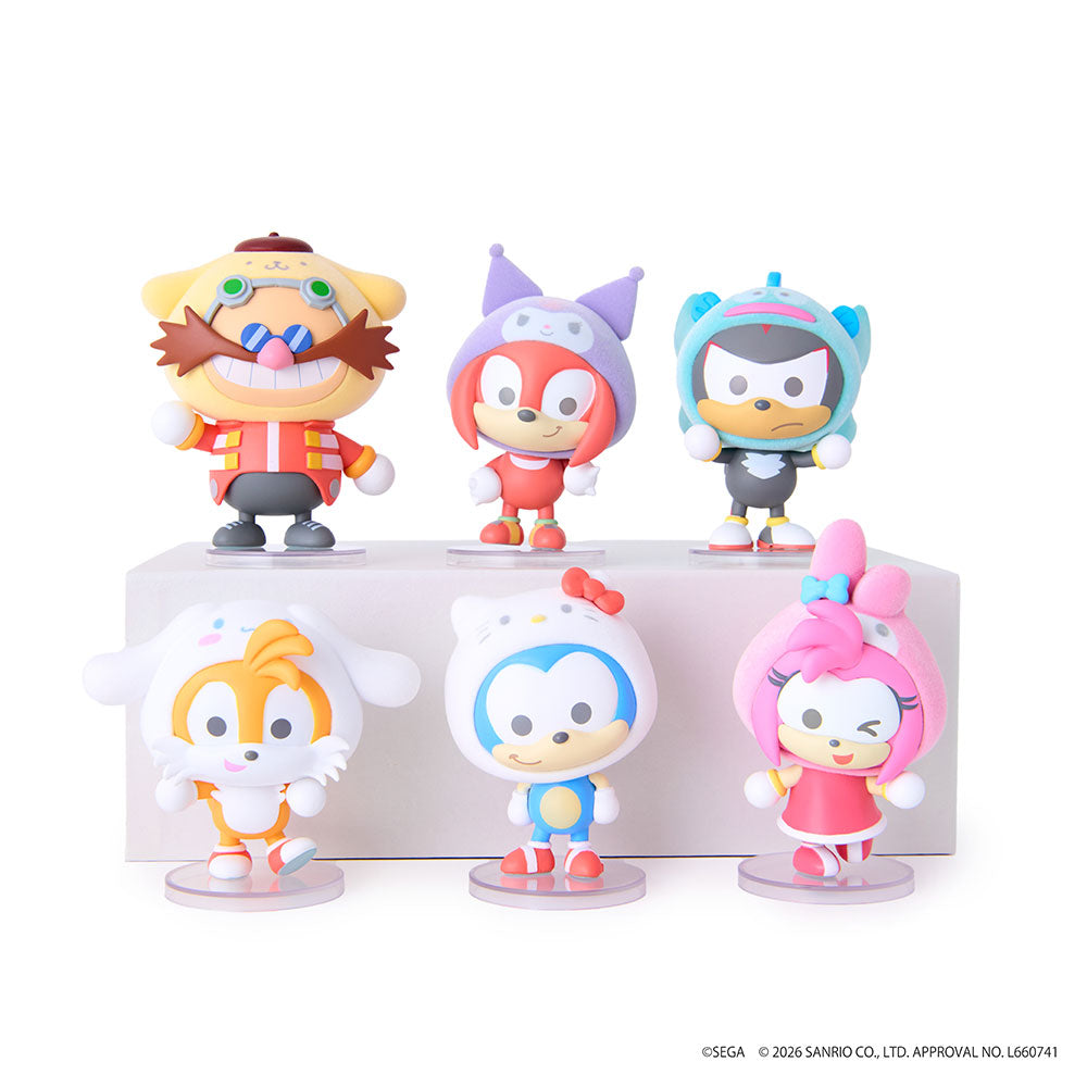 【7月23日発売予定】SONIC＆FRIENDS×Sanrio characters ふわふわフィギュア Enjoy（BOX購入）