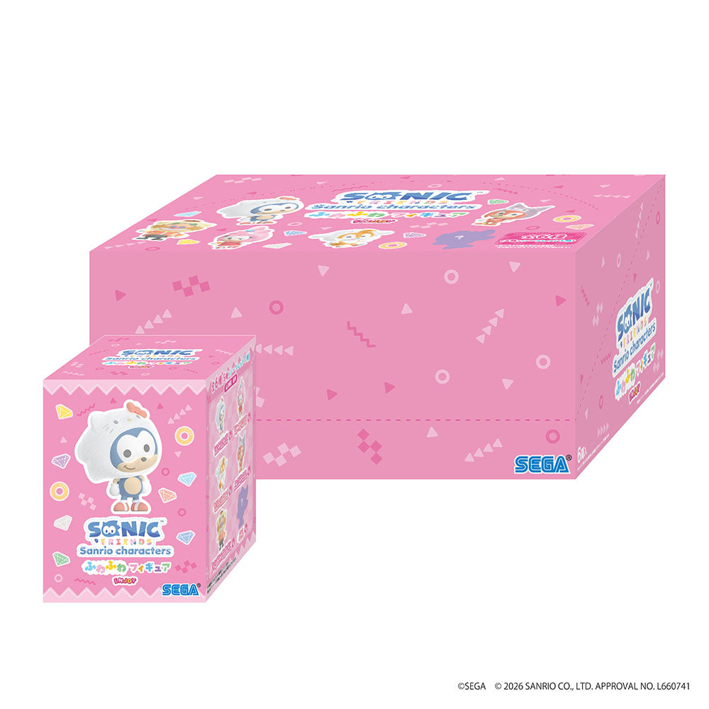 【7月23日発売予定】SONIC＆FRIENDS×Sanrio characters ふわふわフィギュア Enjoy（BOX購入）