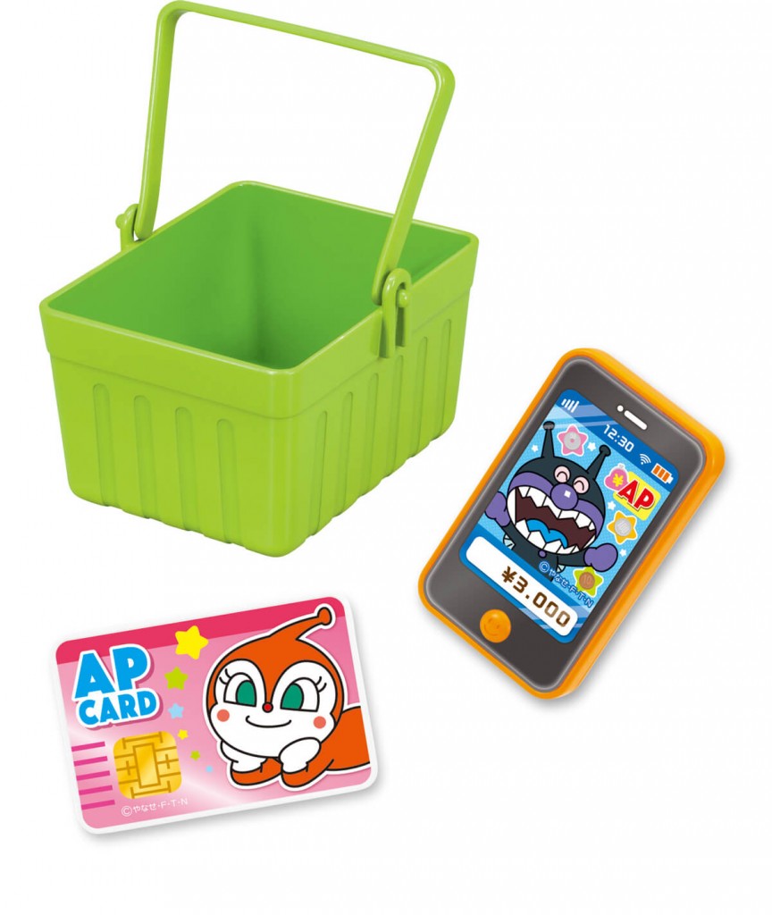 おさつスイスイ! セルフでピピッ♪ アンパンマンレジスター